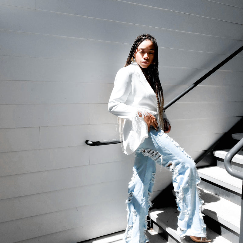 Street Smart - Distressed Stretch Denim