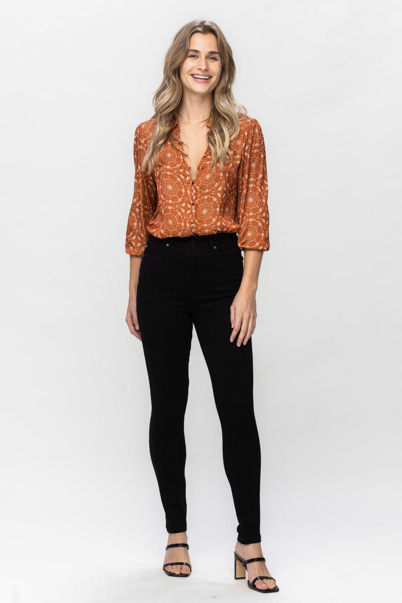Judy Blue High Waist Tummy Control Classic Skinny Denim Jeans 88757