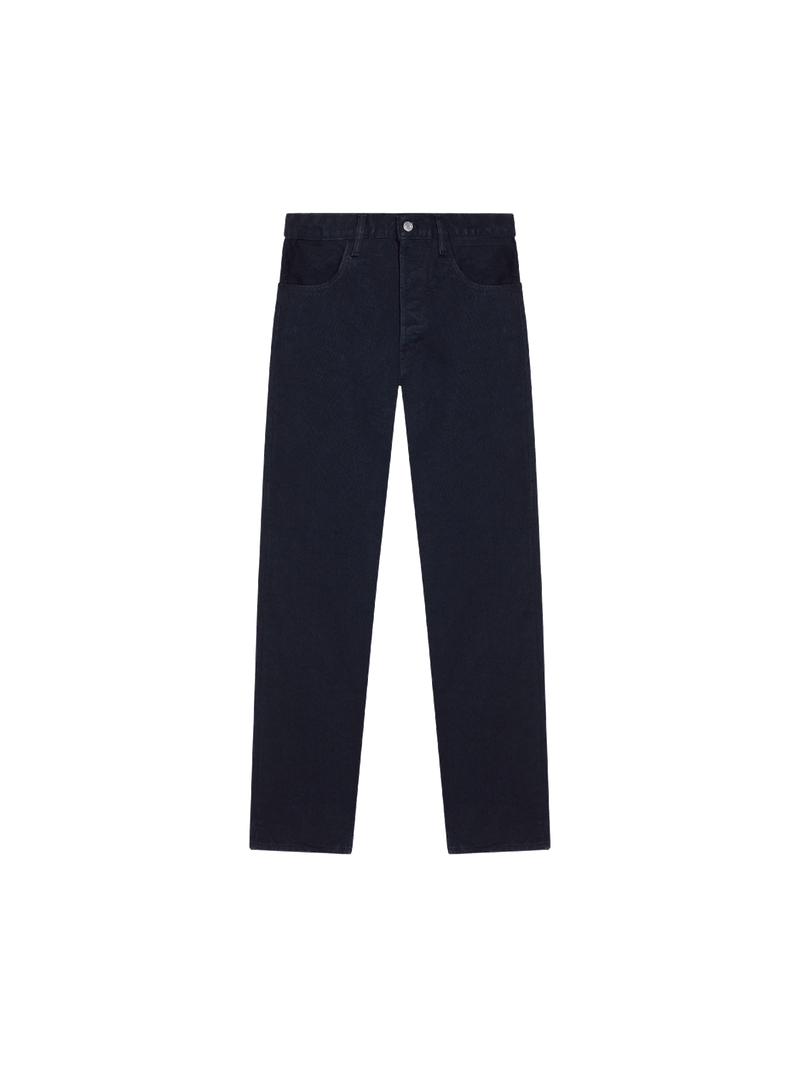 Womens Nettle Denim Straight Leg Jeans—black