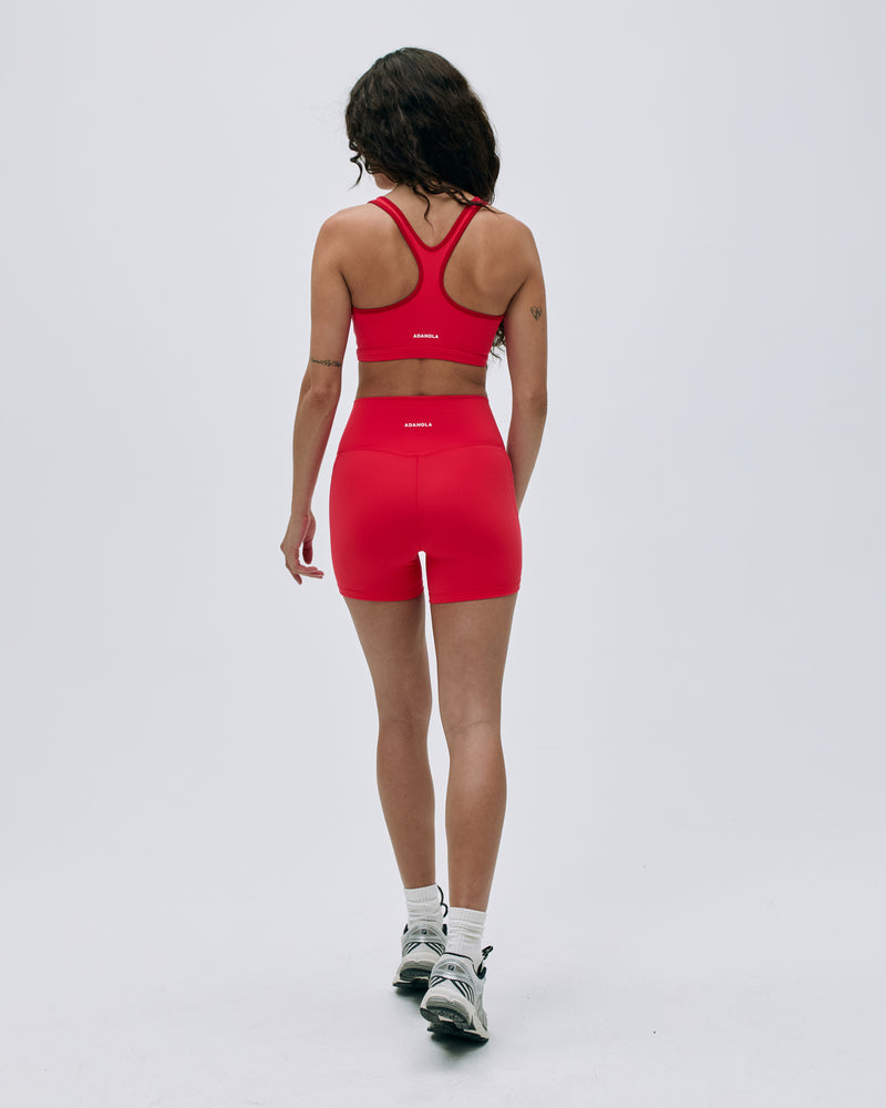 Ultimate Ultra Crop Pocket Shorts - Apple Red