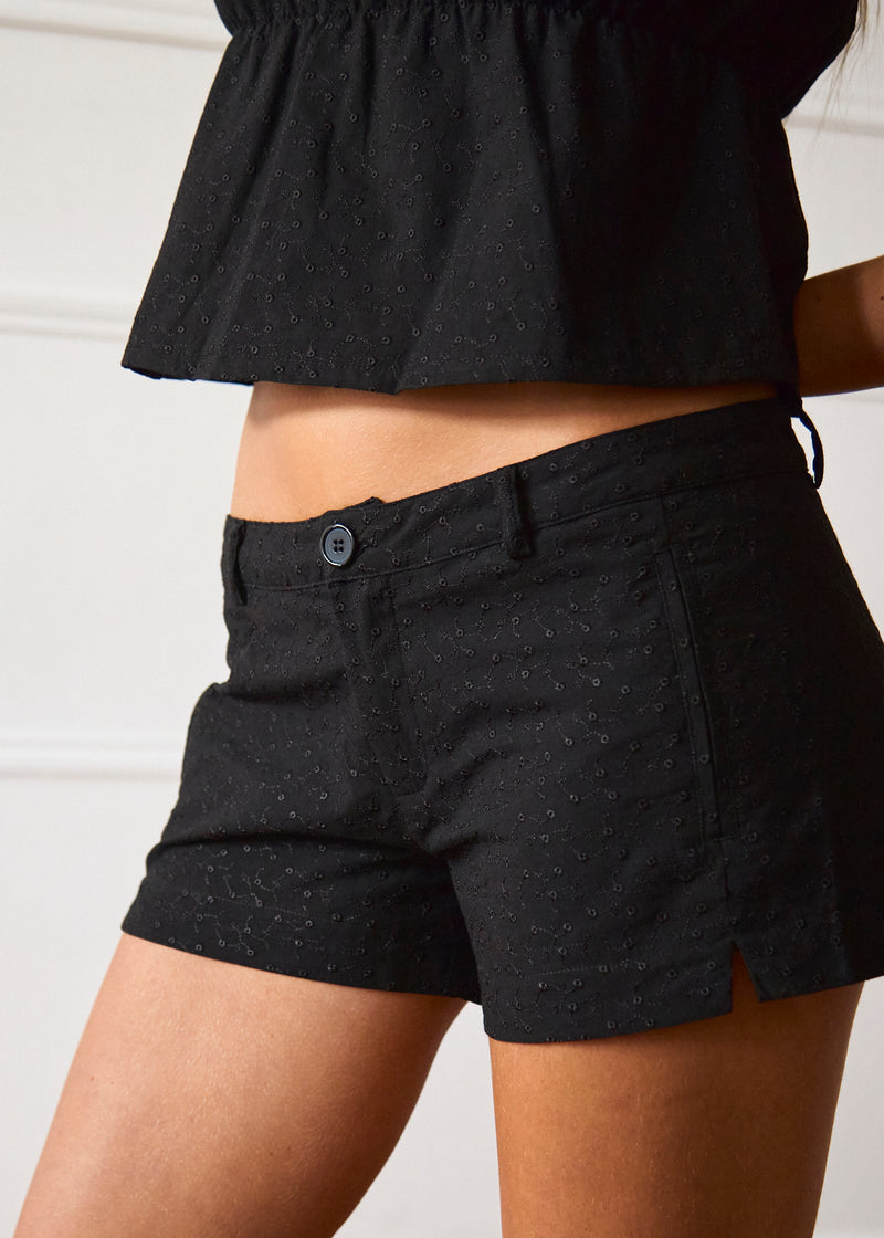 Black Mini Shorts