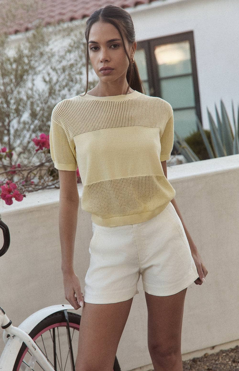 Molly Tailored Short  | Ivory