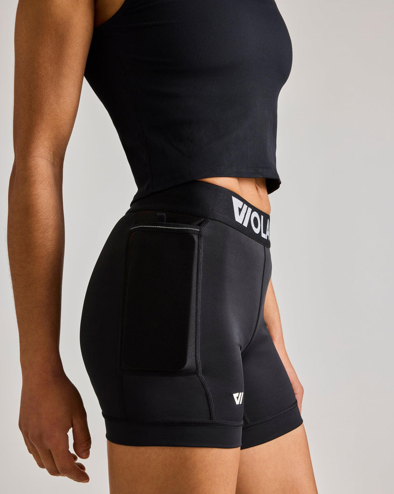 North Moore Biker Short in Black