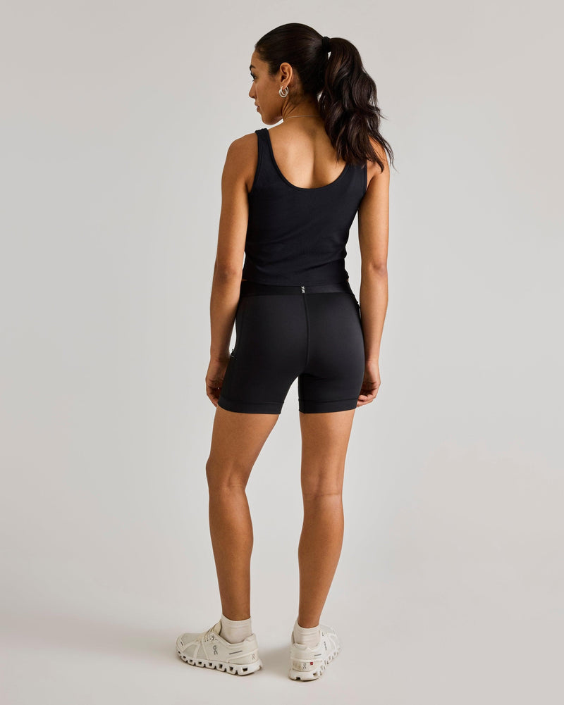 North Moore Biker Short in Black