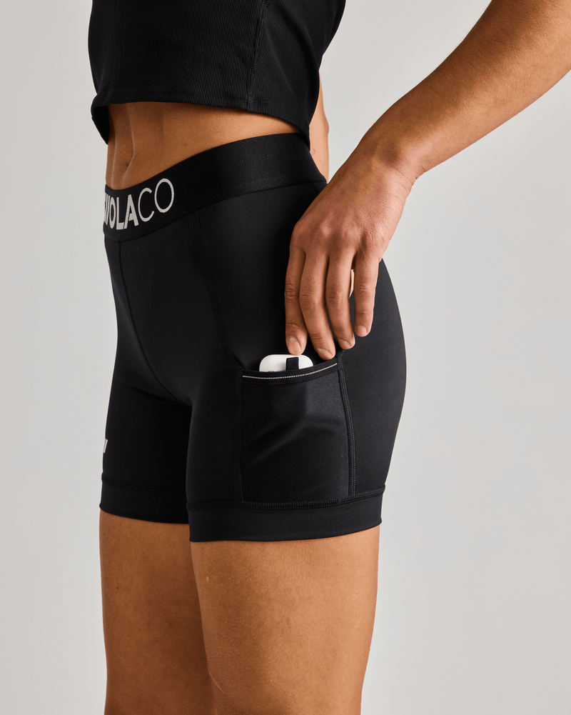 North Moore Biker Short in Black