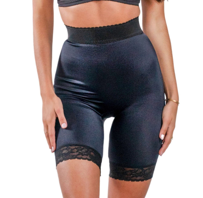 Style 518 | 4way Stretch High Waist Long Leg Bike Short 