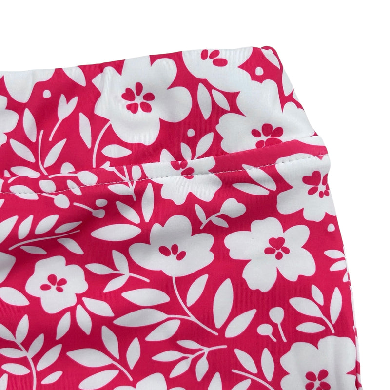 Straight Tennis Skirt - Magenta Ditsy Floral