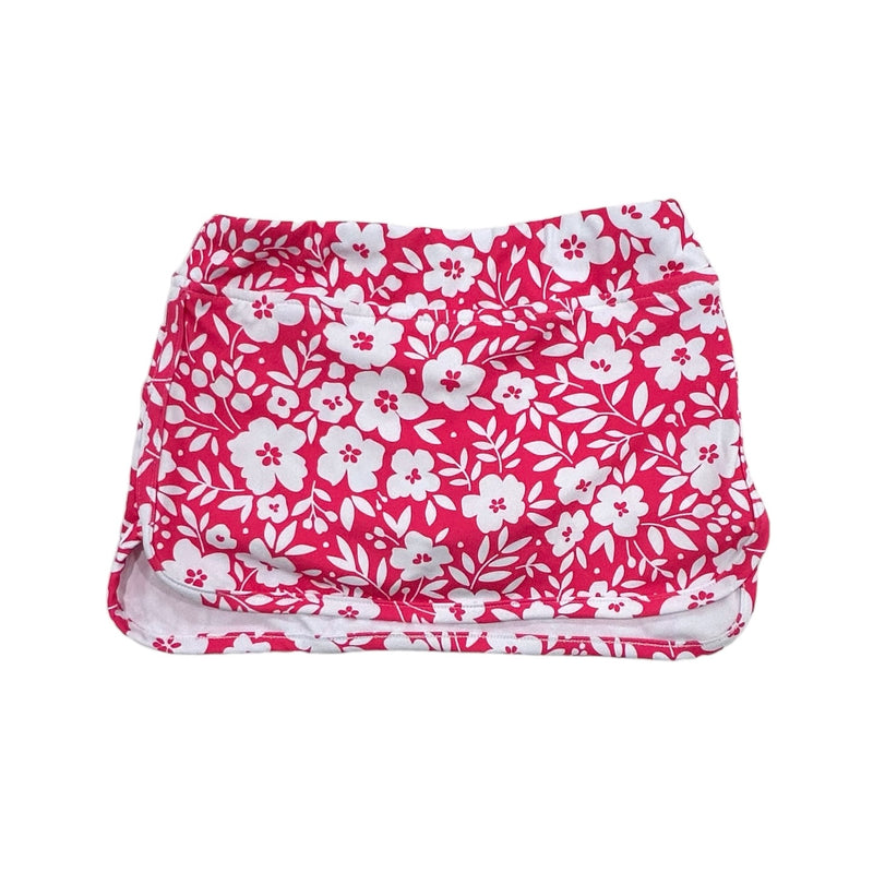 Straight Tennis Skirt - Magenta Ditsy Floral