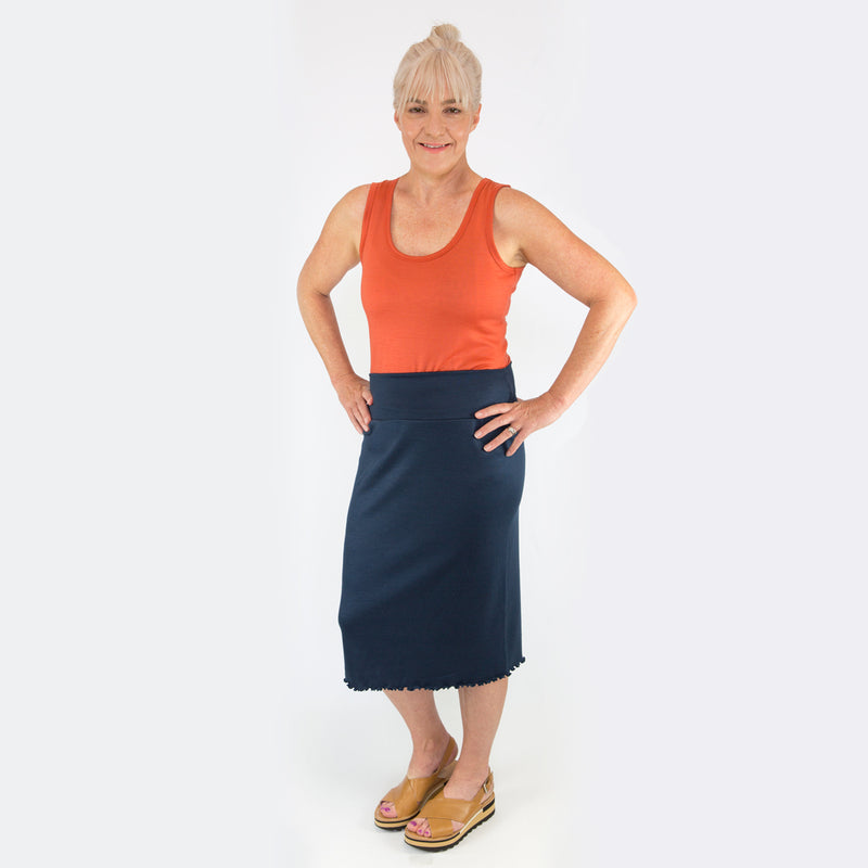 #412 Merino Pencil Skirt 275gsm