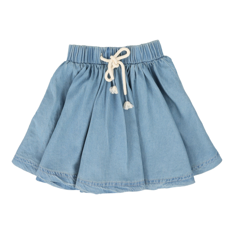 Lil Legs Dark Tencel Circle Skirt