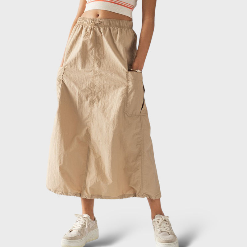 Maxine Cargo Pocket Maxi Skirt