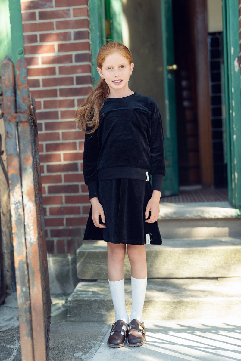Hadas Pocket Velour Skirt