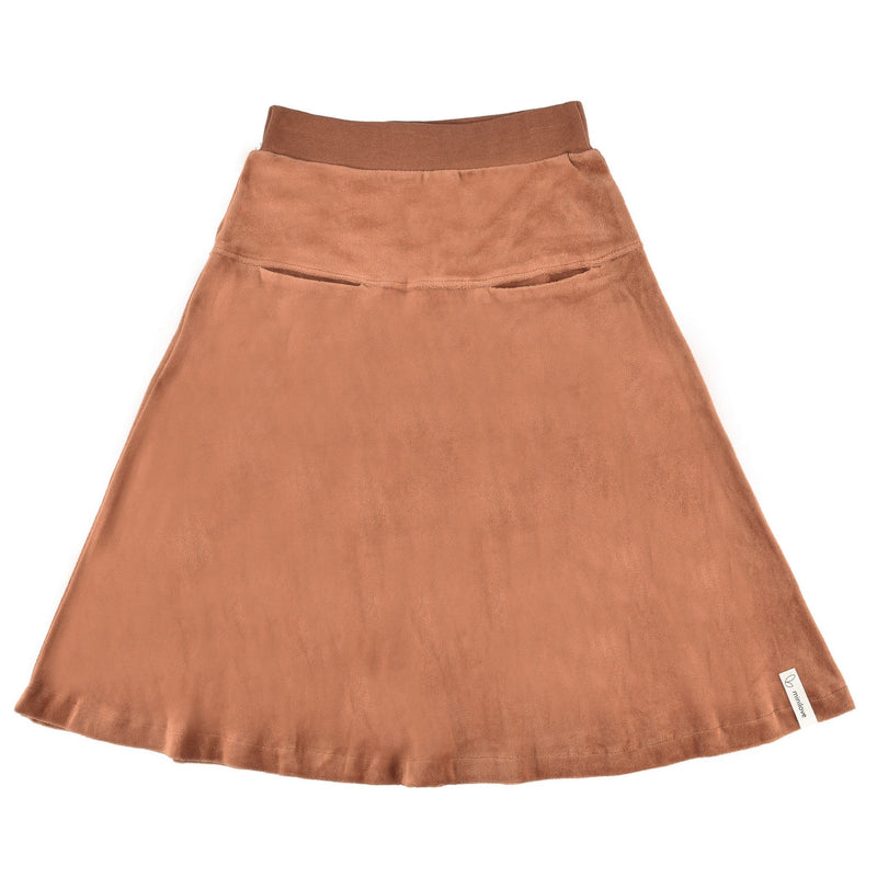 Hadas Pocket Velour Skirt