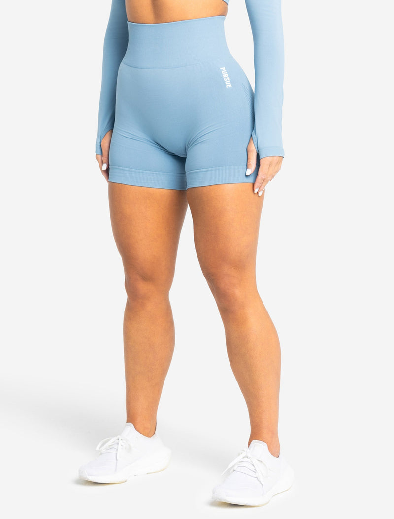 Move Seamless Shorts - Sky Blue