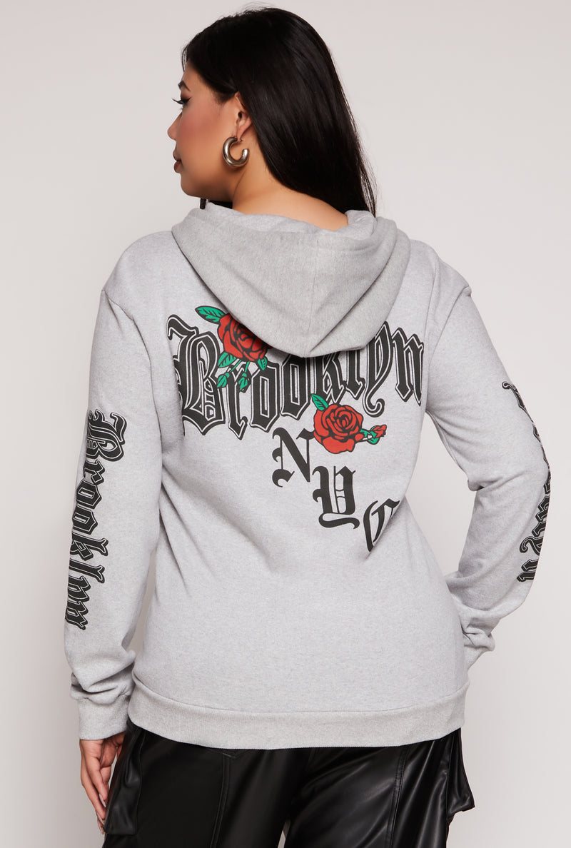 Plus Size Brooklyn New York City Hoodie
