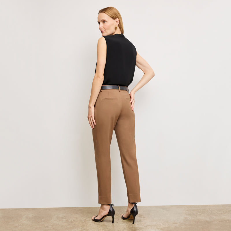 Mejia Pant - Washable Wool Twill :: Camel