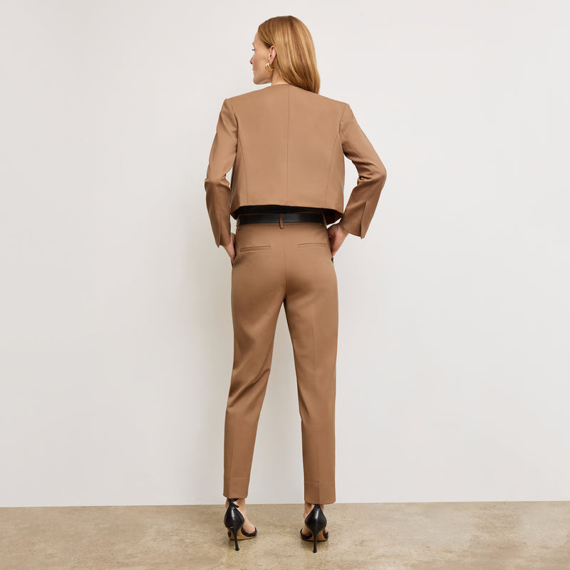 Mejia Pant - Washable Wool Twill :: Camel