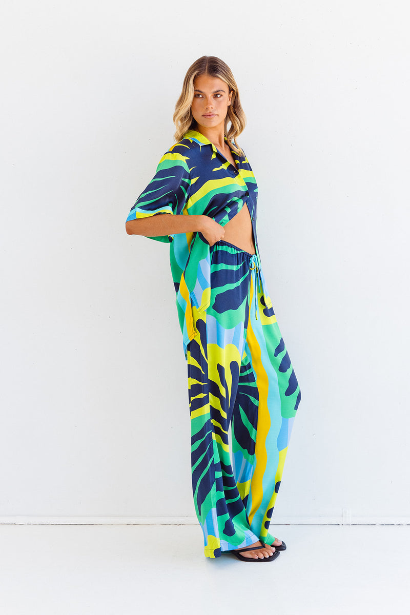 CORFU PANTS - TROPICOLA PRINT