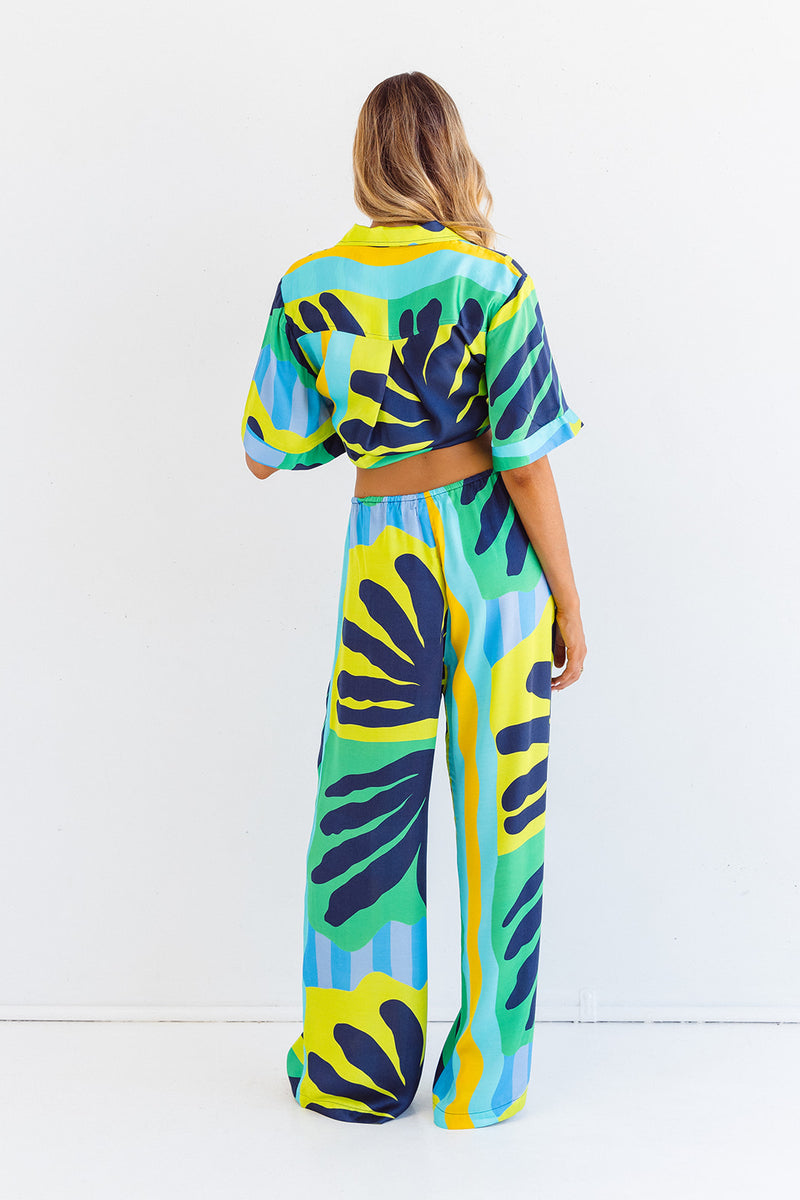 CORFU PANTS - TROPICOLA PRINT