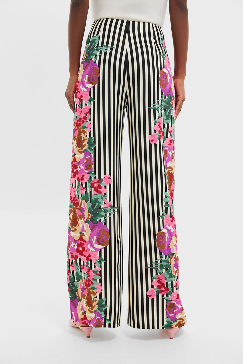 Flowering Trellis Drapey Twill Erin Pants