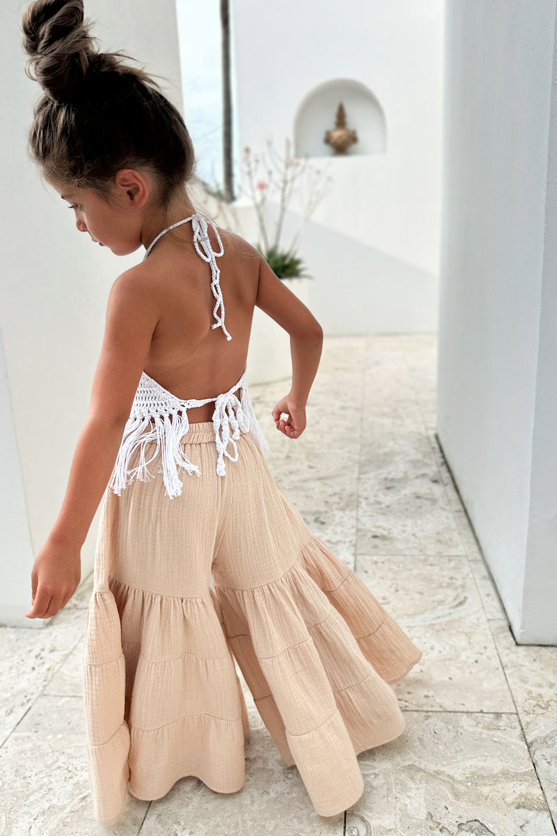 Bella Maxi Pants (latte muslin)