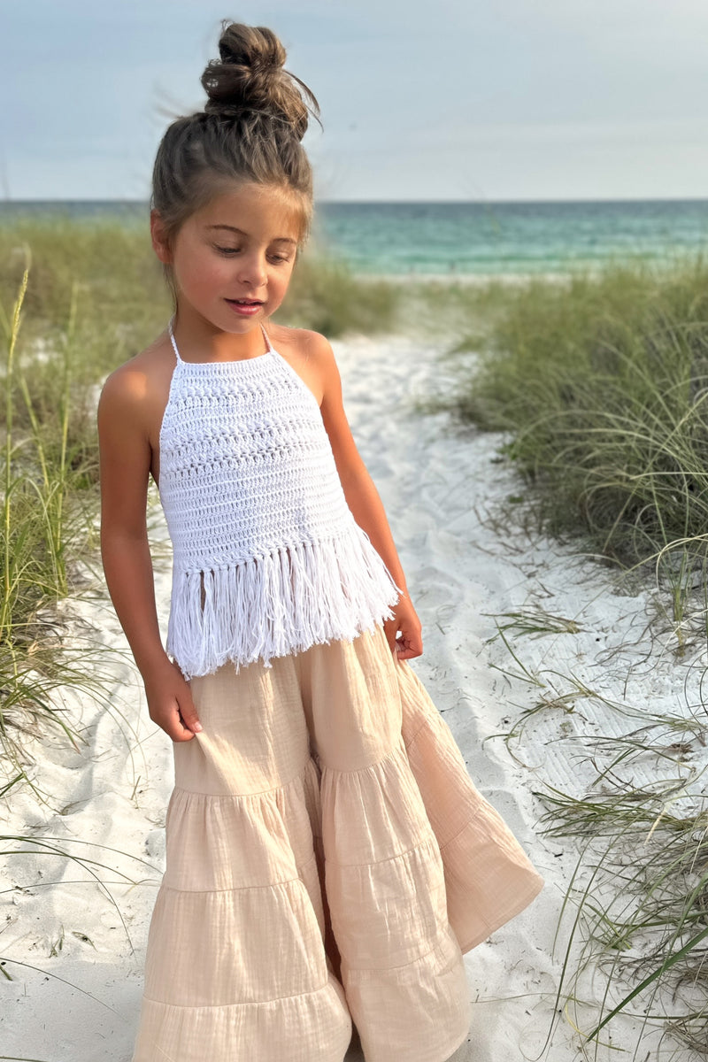 Bella Maxi Pants (latte muslin)