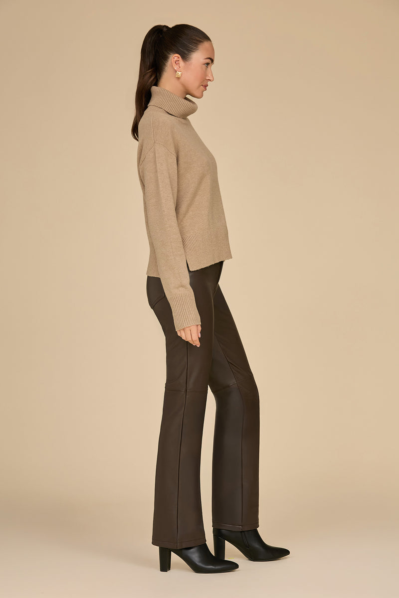 Kai Leather Pant - Espresso
