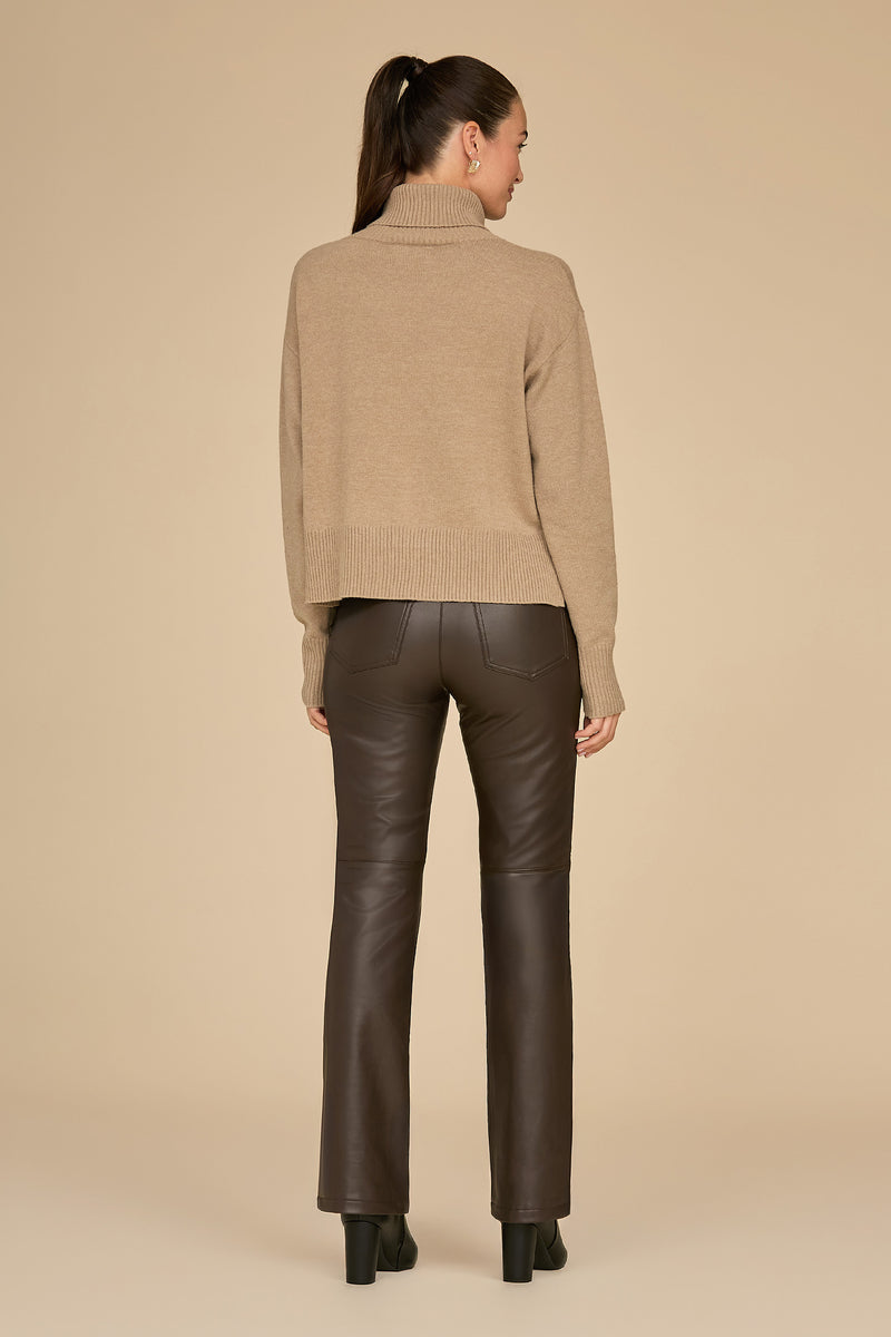 Kai Leather Pant - Espresso