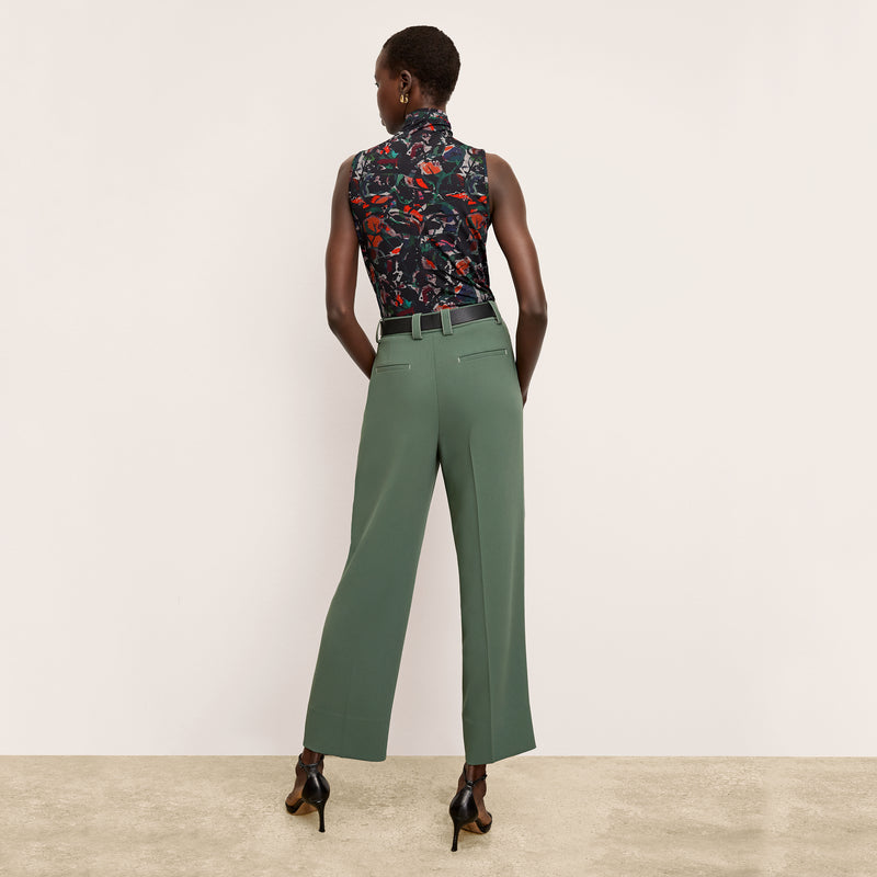 Arlo Breeze Pant - Everyday Crepe :: Dusty Pine