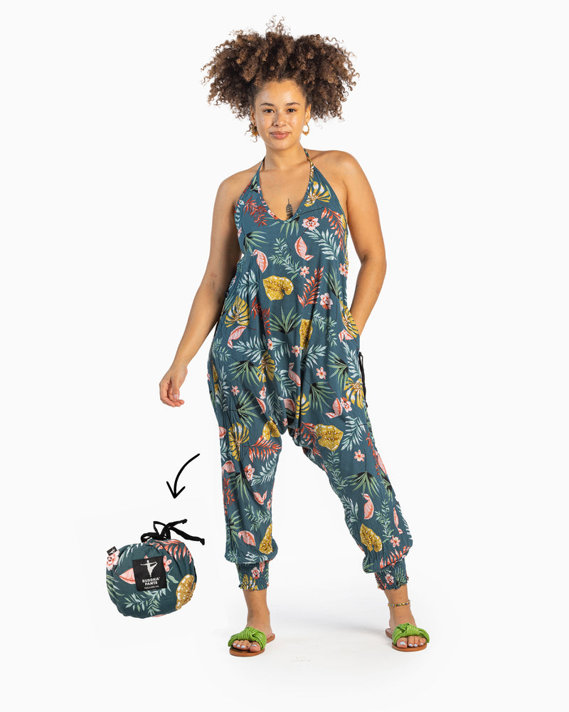 Flower Harem Jumpsuit