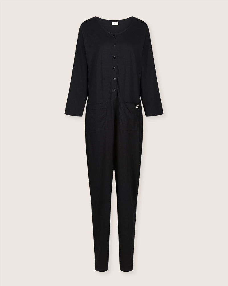 Mila Black Long Sleeve Jumpsuit