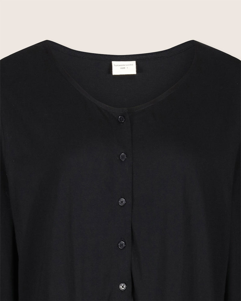 Mila Black Long Sleeve Jumpsuit