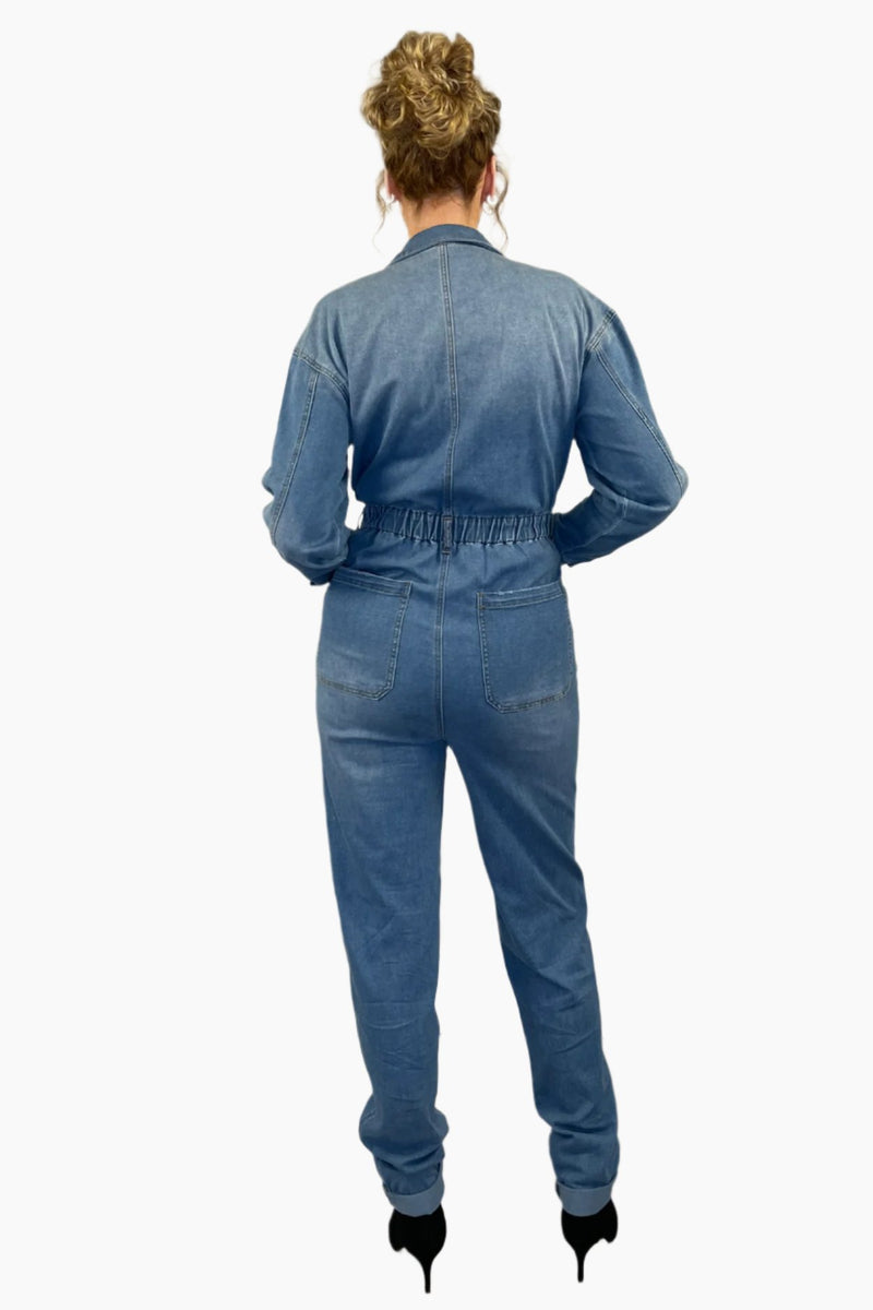 Rosie Denim Jumpsuit - Final Sale