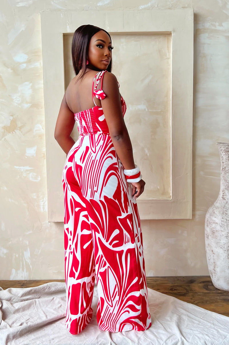 Spring Flame Jumpsuit