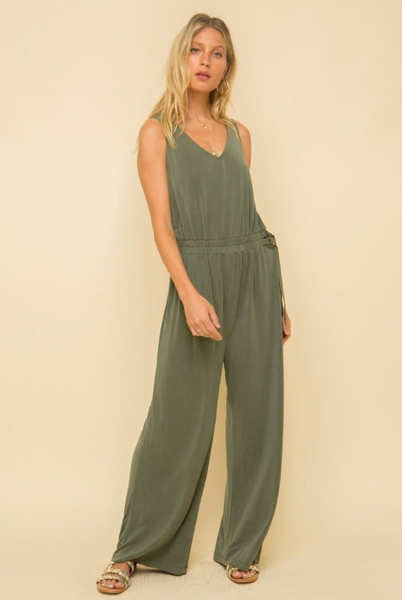 Hem & Thread Cupro Modal Jumpsuit