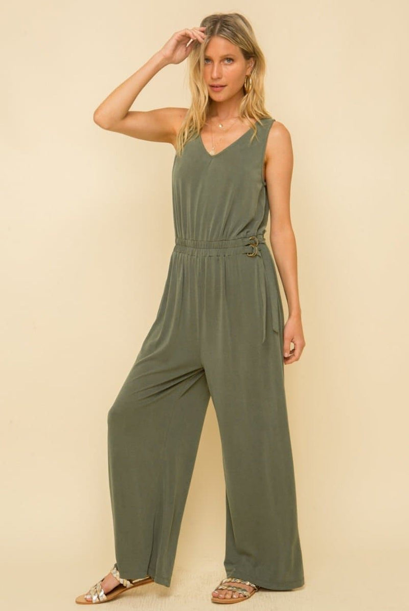 Hem & Thread Cupro Modal Jumpsuit