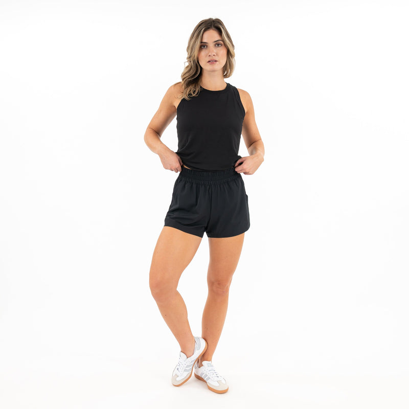 Era High-Rise Short | Solid - Midnight Black