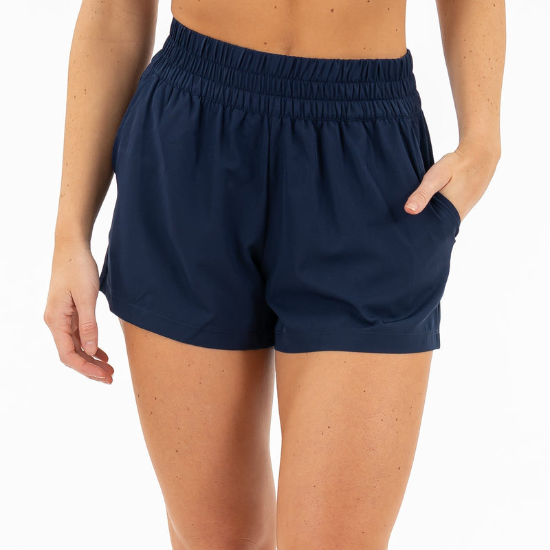 Era High-Rise Short | Solid - Fleet Navy