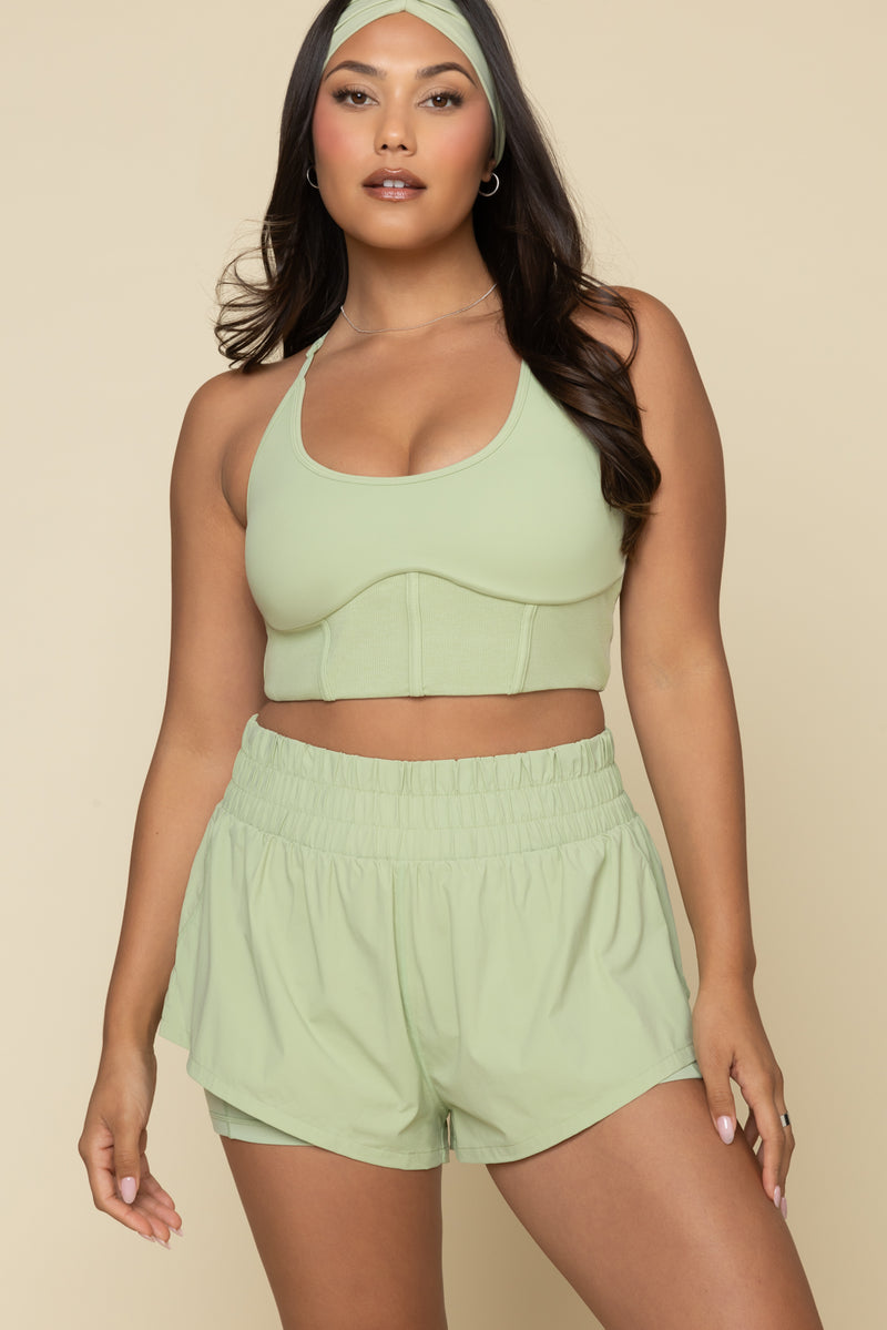 High Waisted Supershort™ - Pistachio