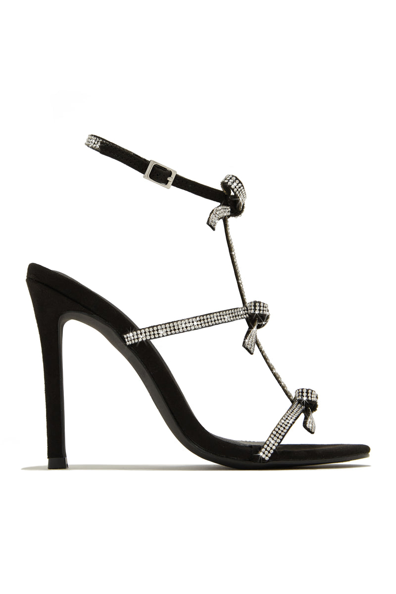 Party Season Embellished High Heels - Nude