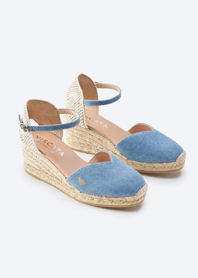 Reus Limited Edition Canvas Espadrille Wedges