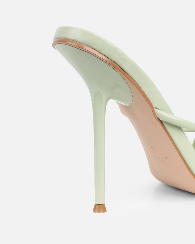 Louna Sage Twist Heeled Sandals