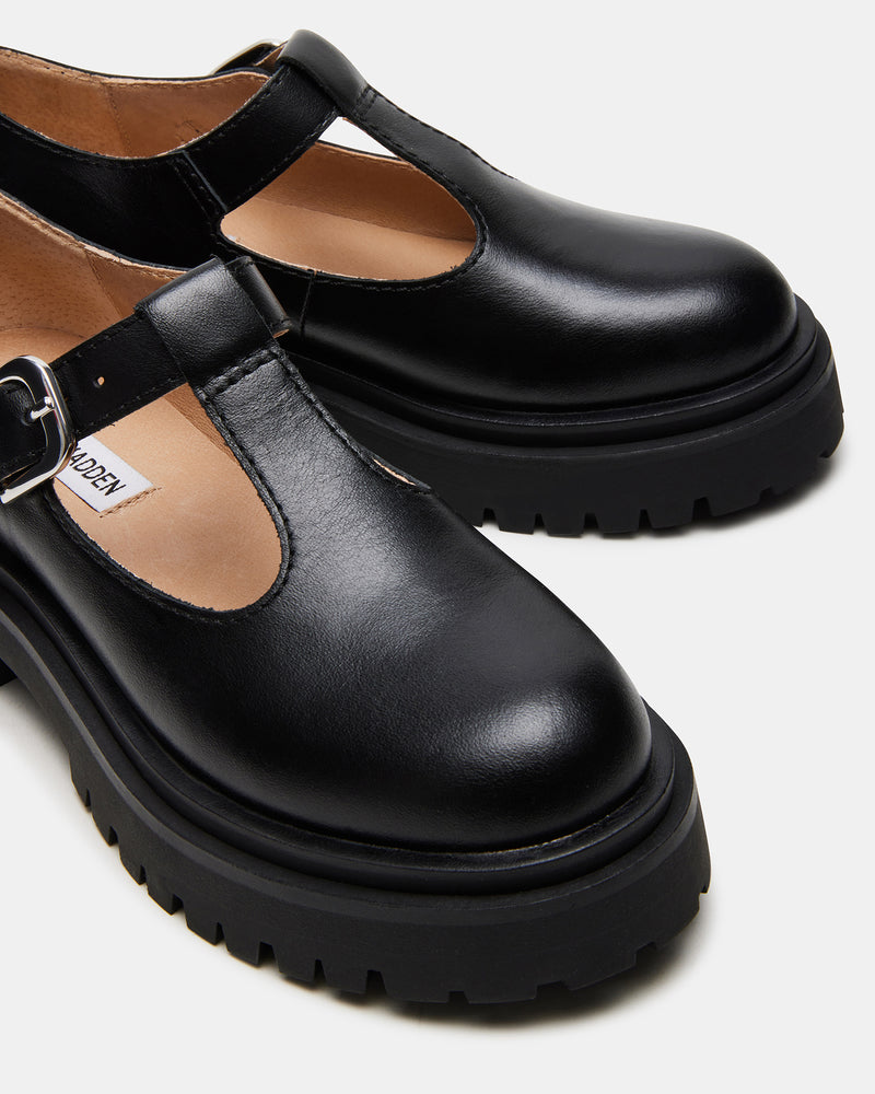 LUCIE BLACK LEATHER
