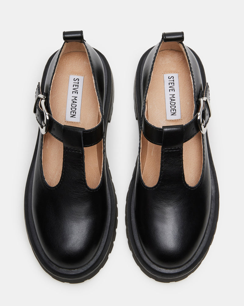 LUCIE BLACK LEATHER