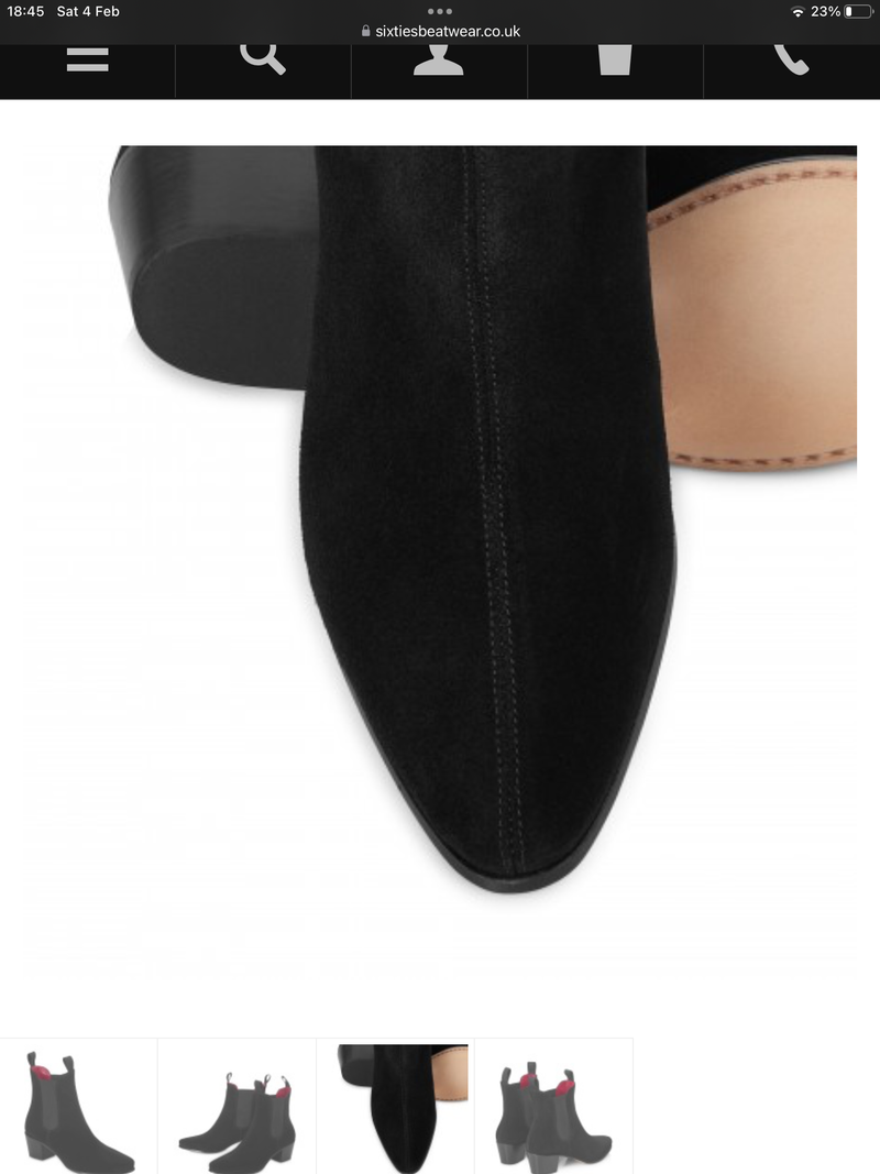 Women’s Original Chelsea Black Suede Boots