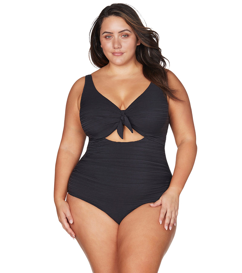 Artesands Woman's Plus Size Aria Cezanne One Piece Swimsuit (D/DD Cup)