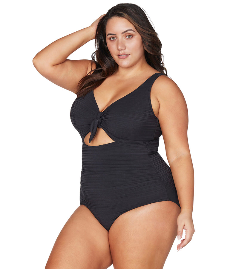 Artesands Woman's Plus Size Aria Cezanne One Piece Swimsuit (D/DD Cup)