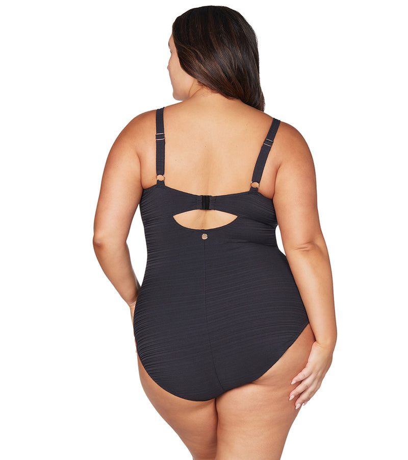 Artesands Woman's Plus Size Aria Cezanne One Piece Swimsuit (D/DD Cup)