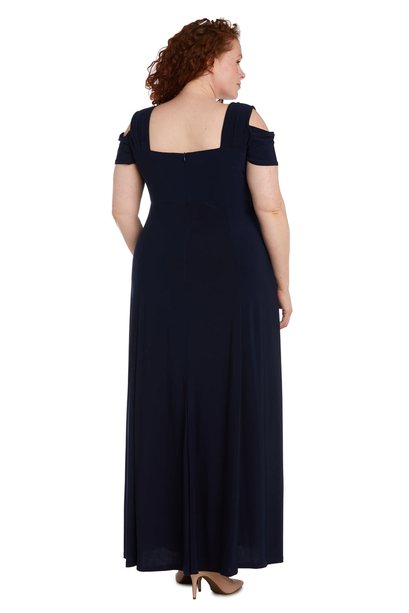 R&M Richards 1367W Long Plus Size Formal Evening Dress