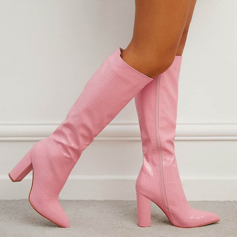 Buycenter Women’s Side Zipper Short Boots - Stylish Plus Size Martin Boots